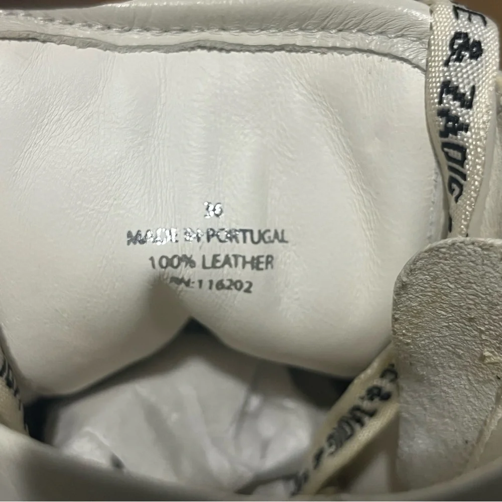 NEW Zadig & Voltaire High Flash Zebra Print Sneakers - Picture 9 of 11